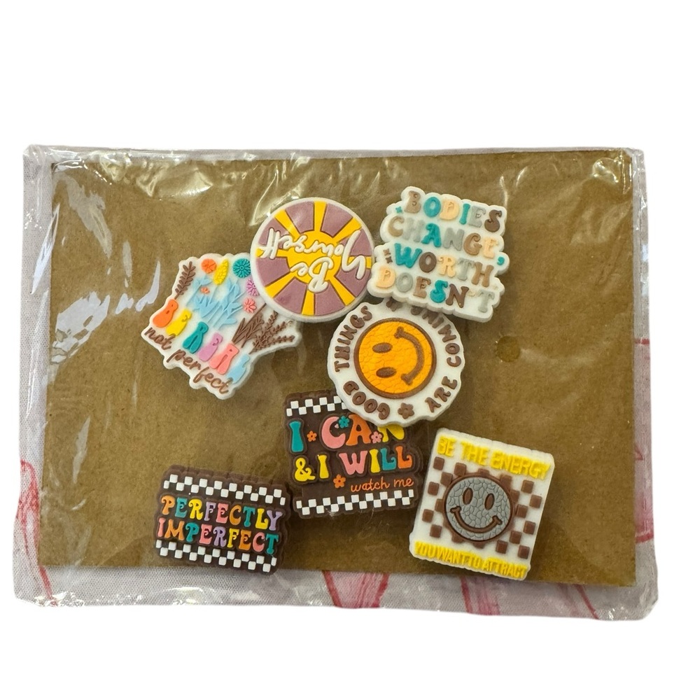 #7 ~ 7 charms for $9 ~ Colorful Shoe and Accessory Charms for Crocs and More